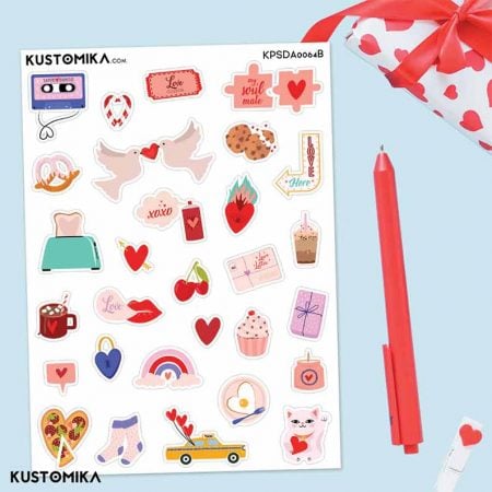 Valentine's Sticker Sheet