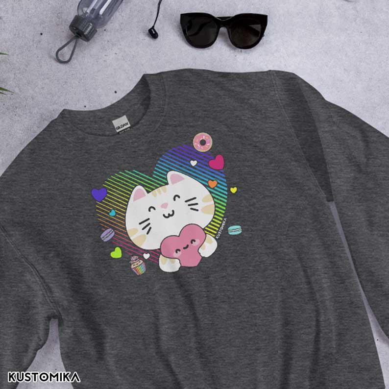 Sudadera Love Candy Kustomika
